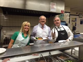 Employee Appreciation Day with Executives Serving Lunch