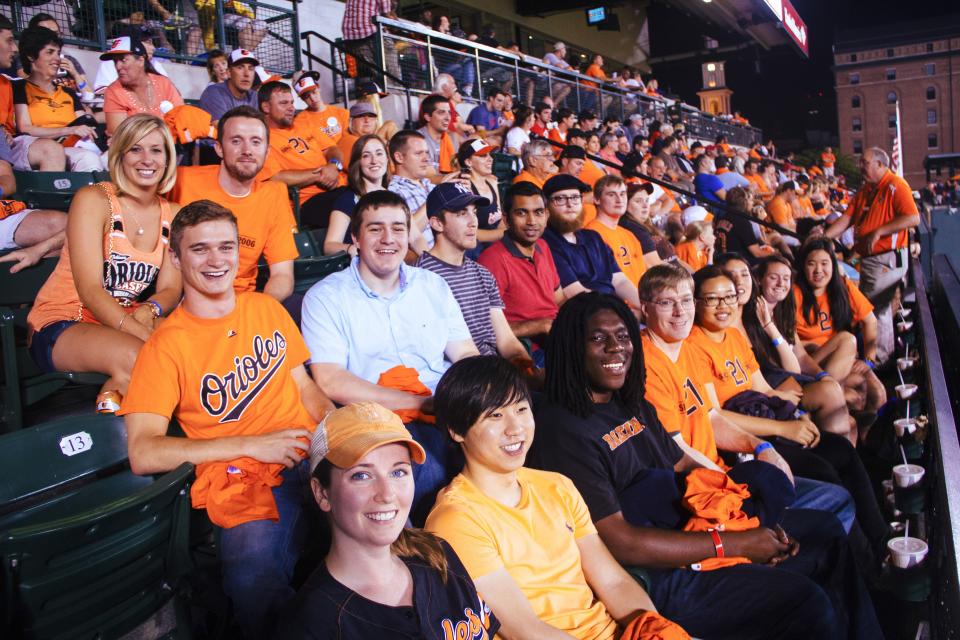 Tenable Intern Night at Camden Yards