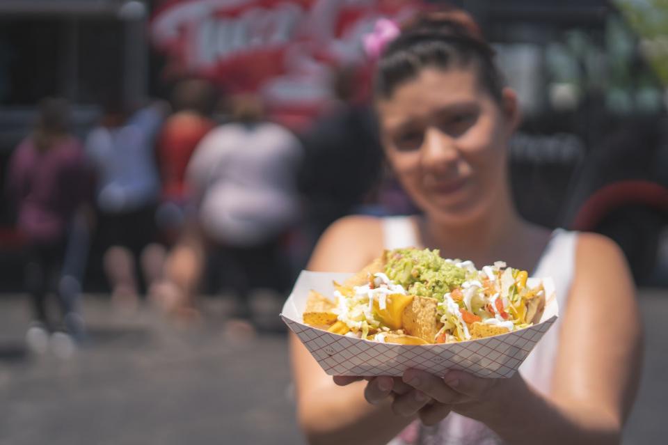 When the food truck rolls up, you better believe our team is ready to chow down!