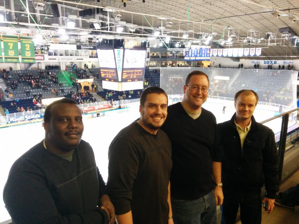 Hockey Game with Finland Employees