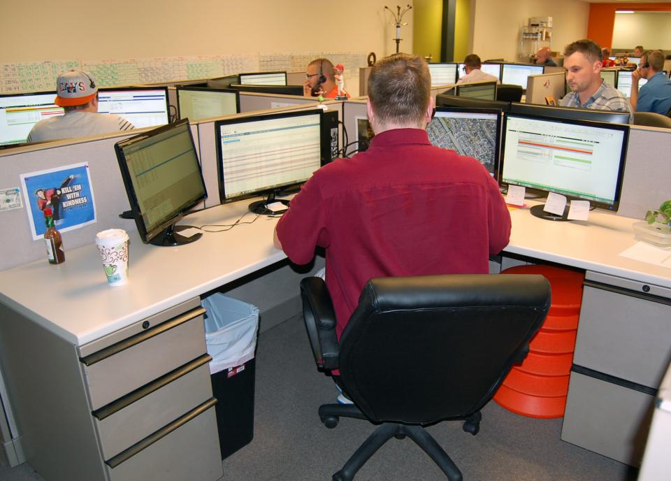 Customer Service Representatives Renting Dumpsters.