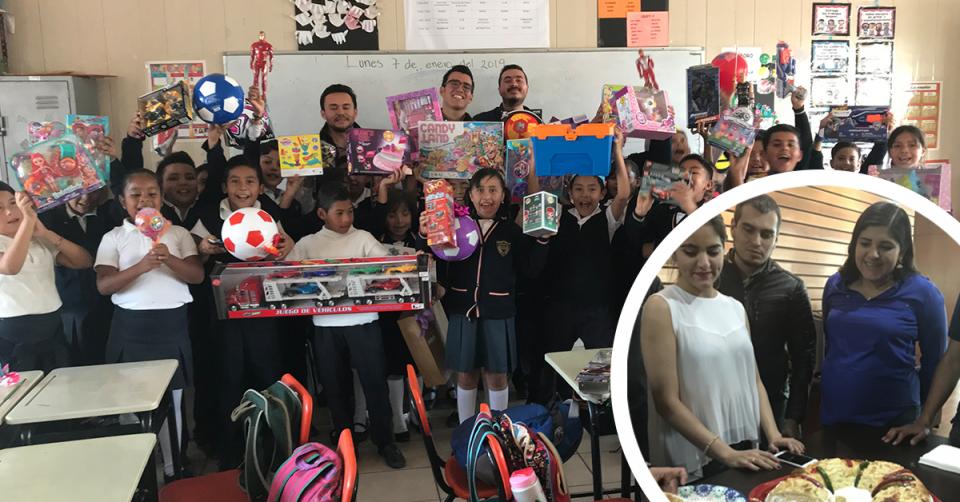 In honor of the Mexican Holiday Three Kings’ Day, SSOE’s León office came together to collect gifts for children at a local low-income school. The students enjoyed their special visit from the employees as well as the Rosca de Reyes—a traditional Mexican sweet bread.