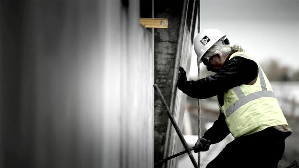 Men working in the field