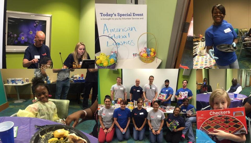 AGL Employees hosted Patients and Family Bingo Night at Egleston Children Hospital.