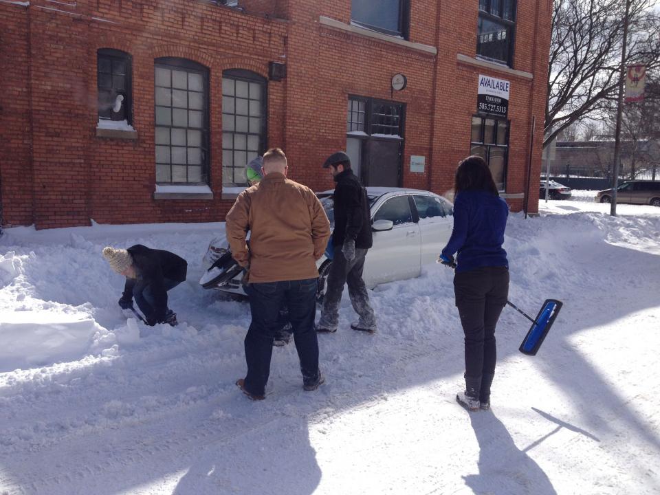 Team Building aka Snow Shoveling