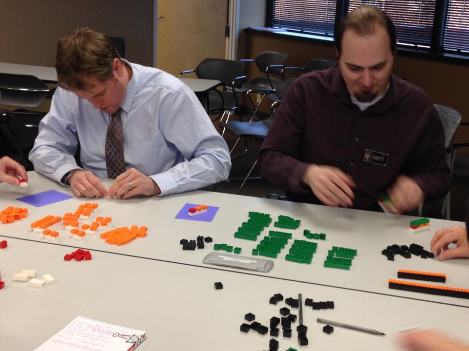 Team Members Participating in Lean Training