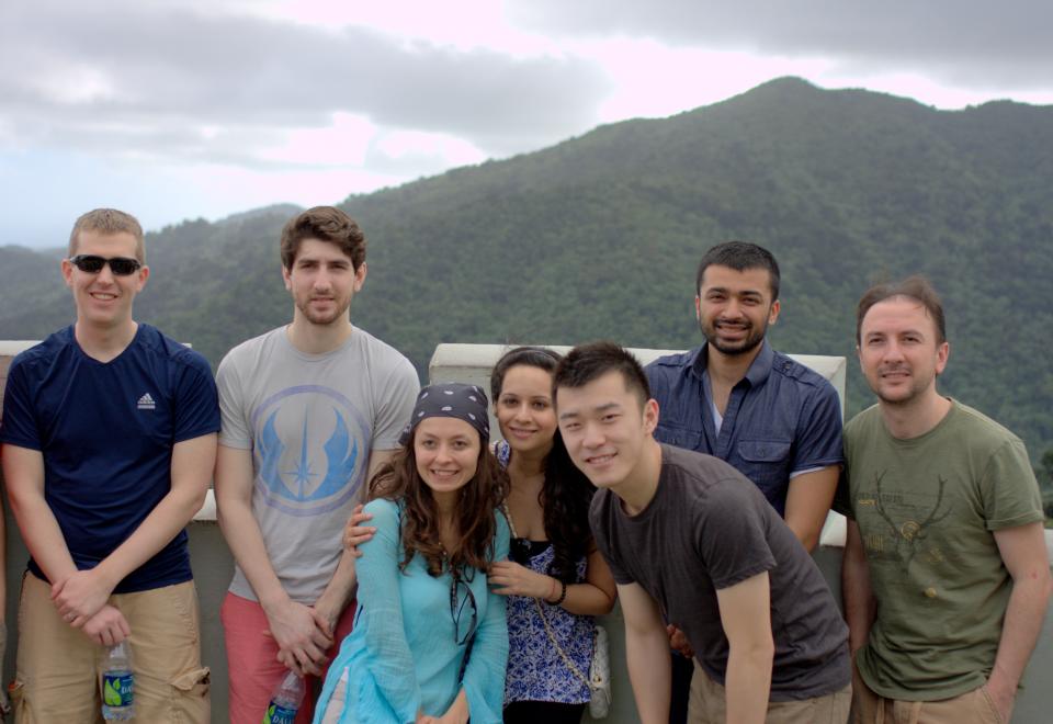 C1 team members taking in the view at our company meeting in Puerto Rico