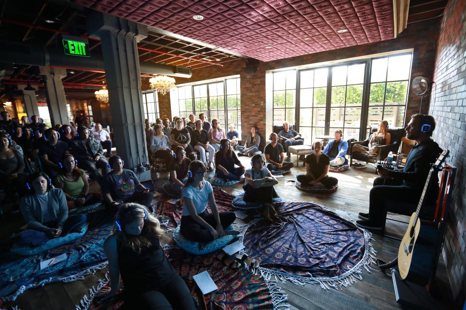 Live Nation hosts weekly meditation sessions in the office to enhance health, wellness and life balance.