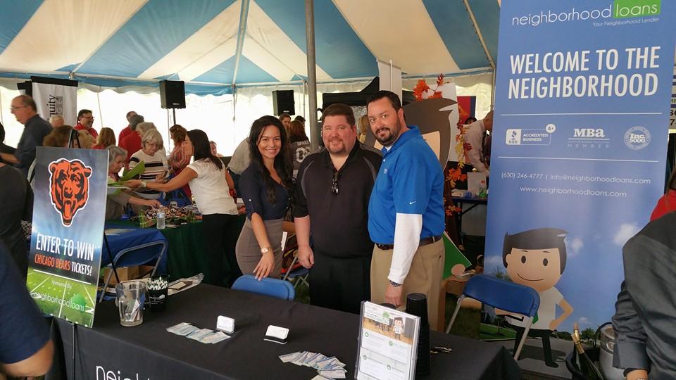 Mayra, Greg and Mike at an event.