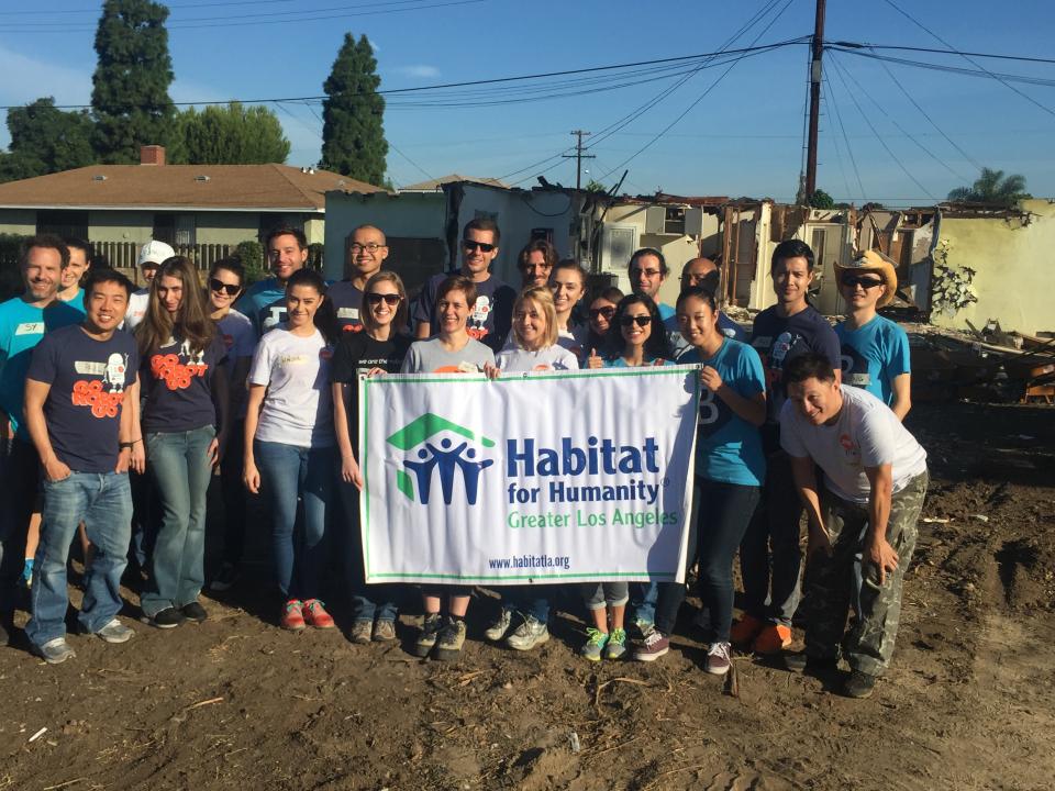 Company Habitat for Humanity Service Project