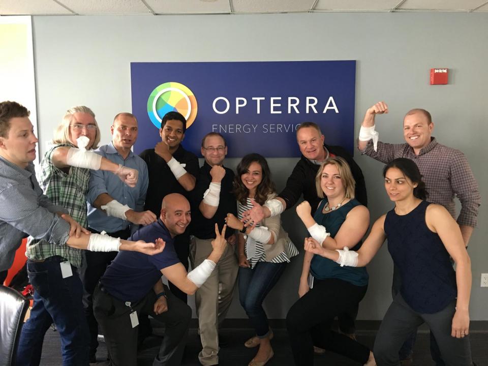 We're all about safety and staying current with the latest in safety tips! Here's our field operations team flexing their knowledge of some new first aid skills as part of an OpTerra Field Saftey training today.