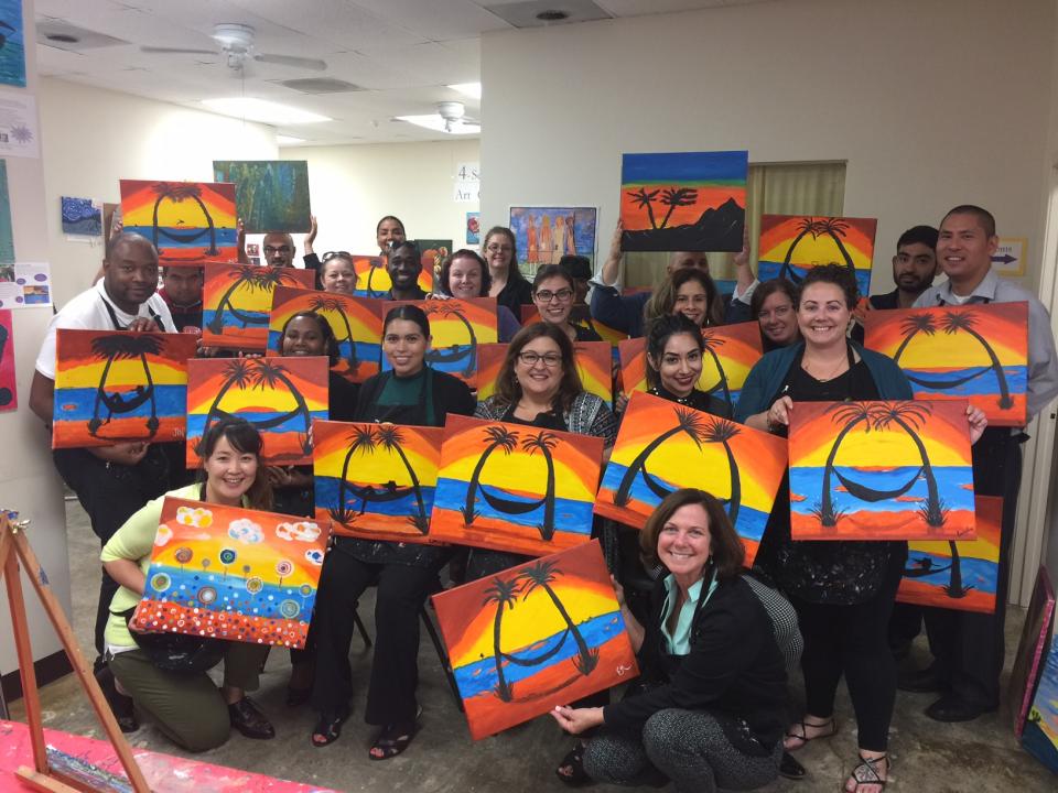 Paint and Pour Event