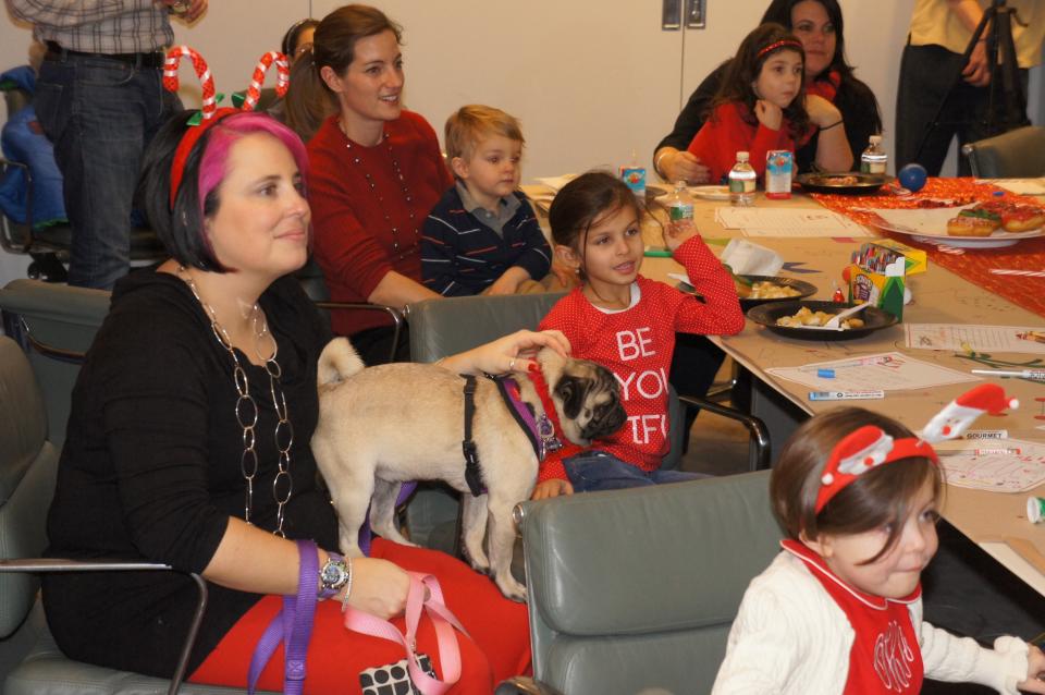 Employees, Kids and Pets Attend the LDS Holiday Party