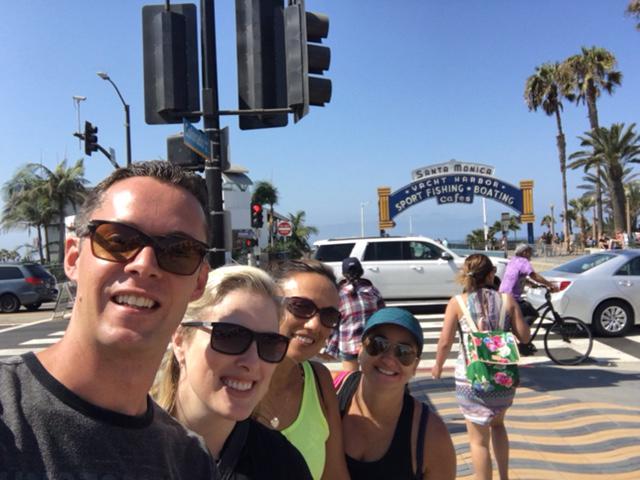 HR and Marketing employees in Santa Monica City Race