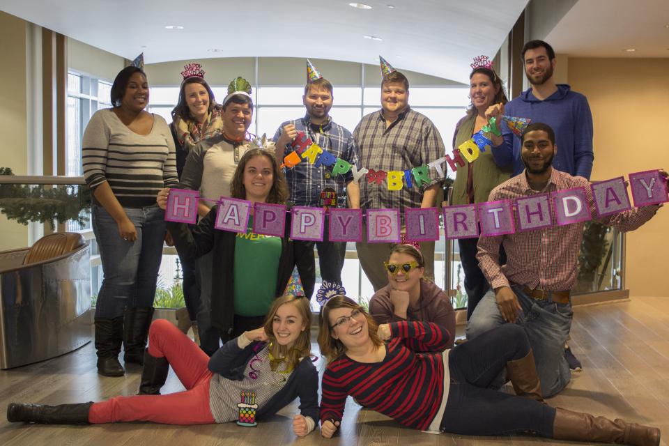 December birthdays celebrating together