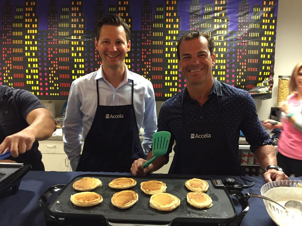 Flipping Pancakes for Charity