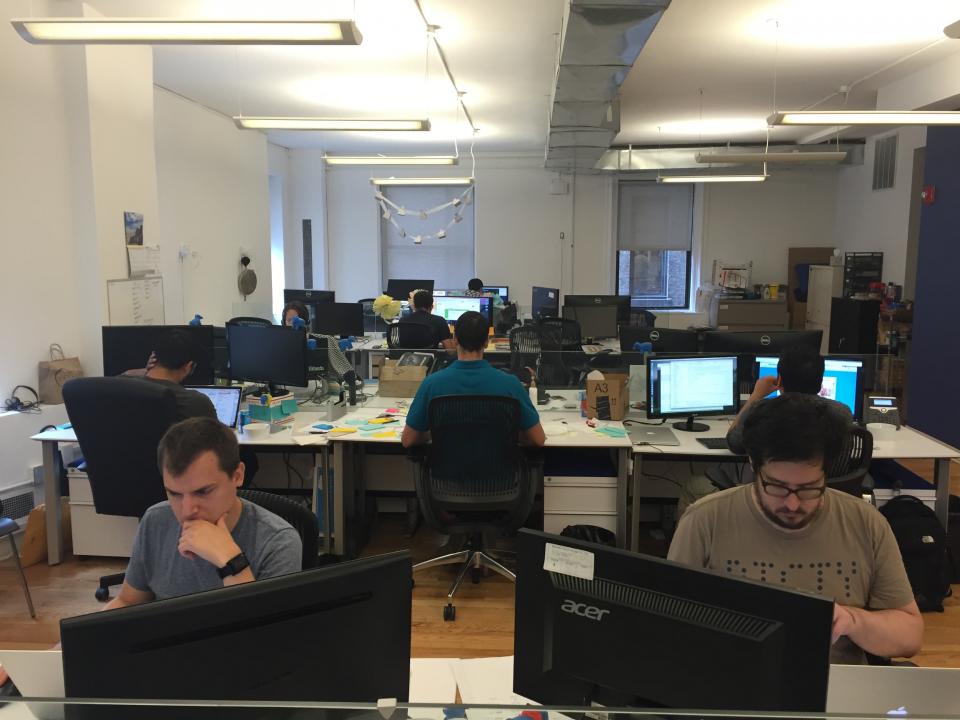 Hard at Work in our NYC Office