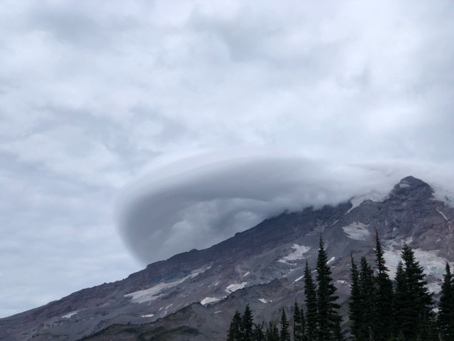 cloud faceplants into Mt Ranier!!!