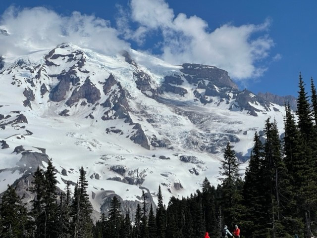 Mt Ranier in the springtime