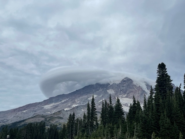 Mt ranier in August