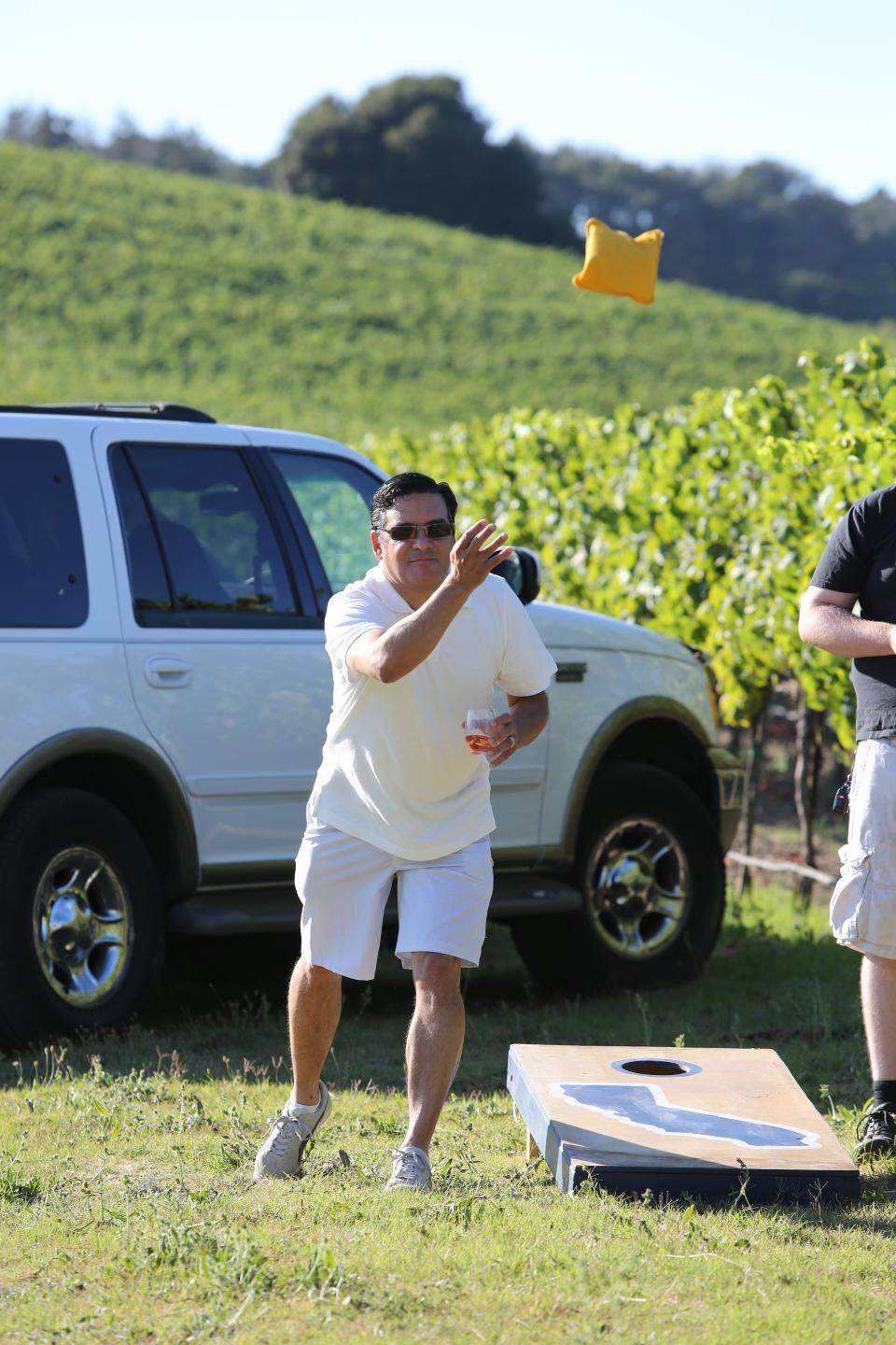 Employees enjoying a little Kona Ice on a hot day during Harvest at the winery for Employee Appreciation Week!