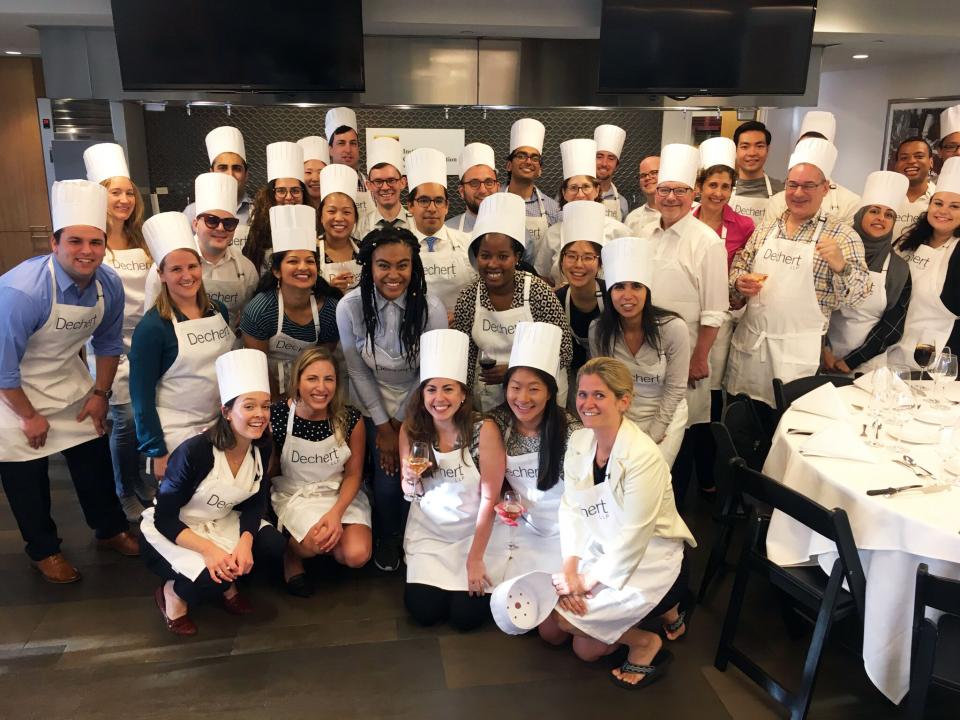 Budding summer associates participated in a floral design class.