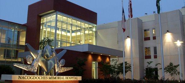 Nacogdoches Memorial Front Entrance