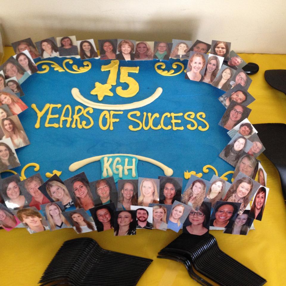 KGH's 15 Year Celebration Cake