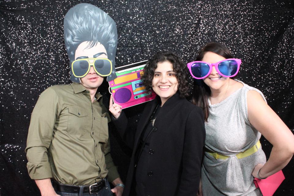 Marketing team photo booth