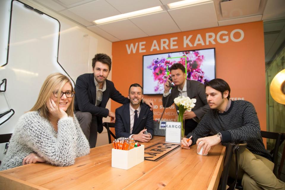 Kargo Employees in the Mobile Immersion Center at Denstu