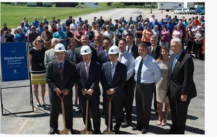 Glory employees celebrating the multi-million-dollar renovation and expansion of our facility in Wisconsin