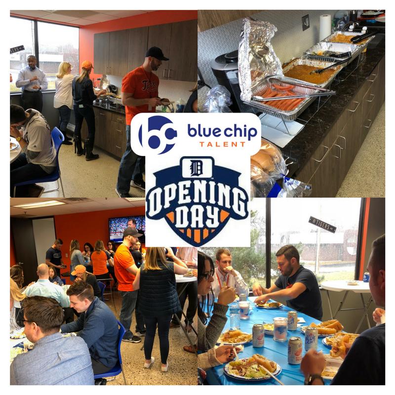 A mini-collage of our Detroit Tigers opening day lunch