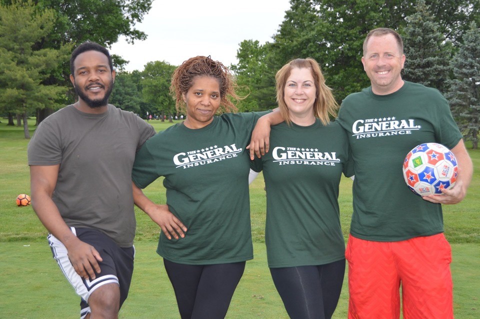 Employees in Nashville use their paid volunteer time to serve at a local food bank. 