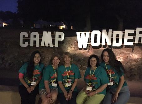 Volunteering at Camp Wonder (for children with chronic skin conditions)