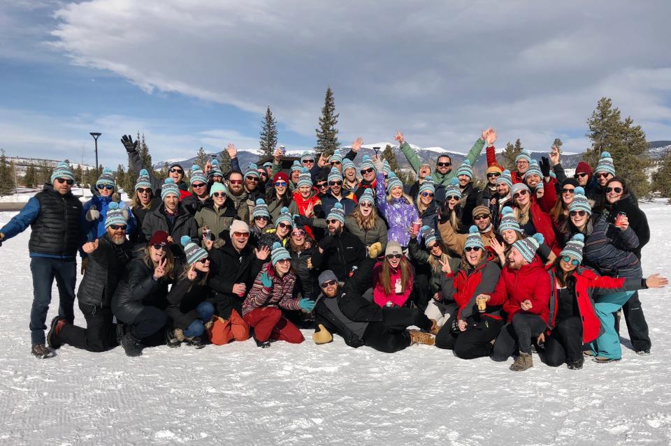 The Choozle team at our 2018 Winter Kickoff Summit in Breckenridge, CO.