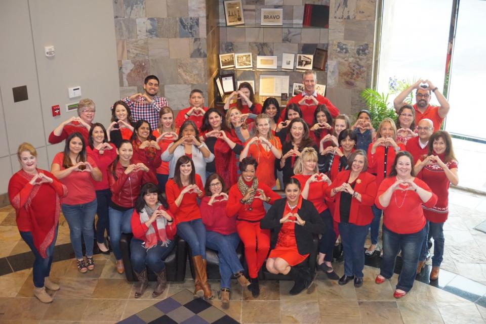 Texas associates supporting American Heart Association