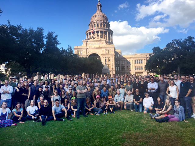 TK Team Photo in front of Texas State Capitol