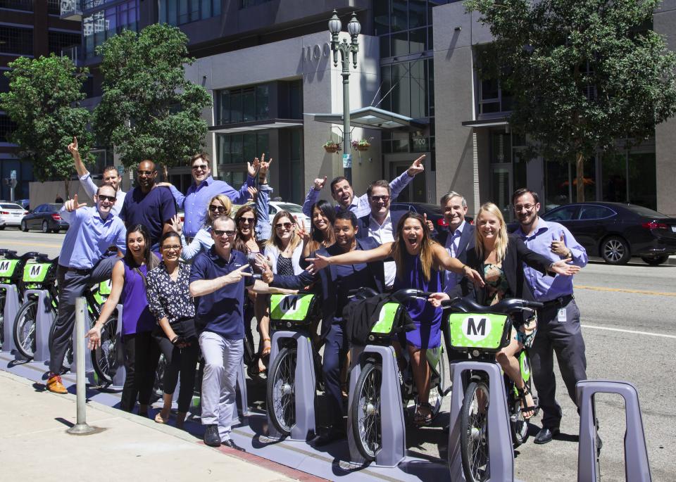 Los Angeles Office taking advantage of the Metro Bike Share Program