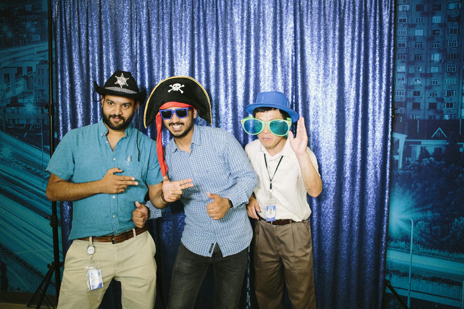 Geotab staff enjoying some snacks at the office