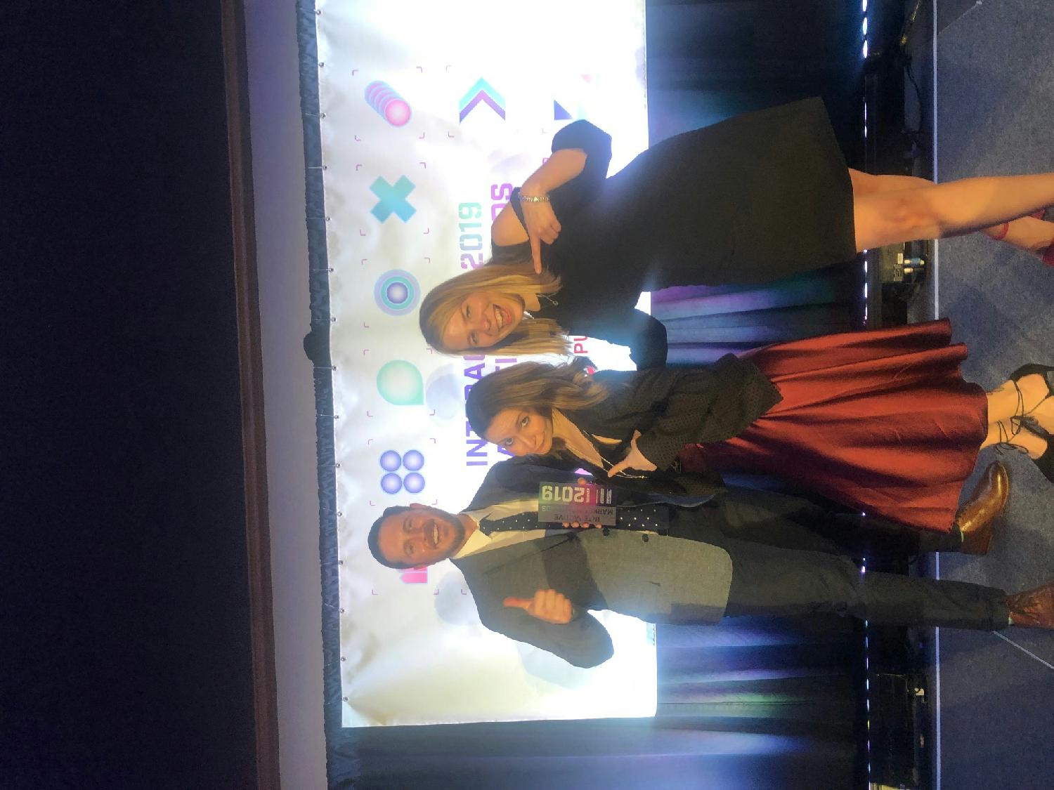 Winning the Interactive Marketing Awards in 2019!