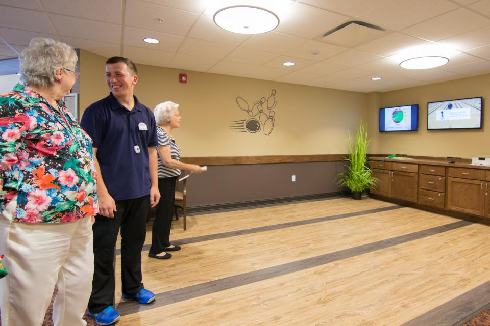 Drink cart for employees and residents