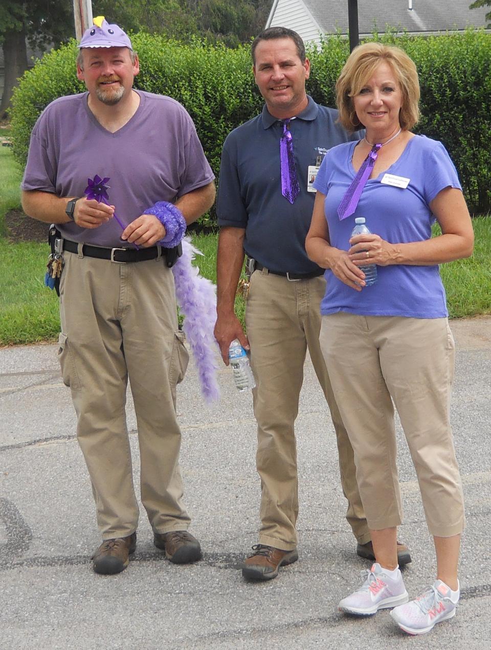 The Village at Kelly Drive team members enjoy Farm Show milkshakes... a reward for having the highest vaccine rate.