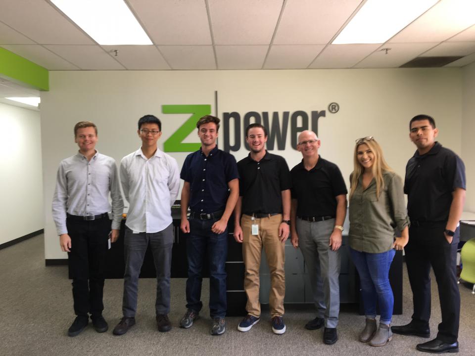 ZPower Interns with CEO