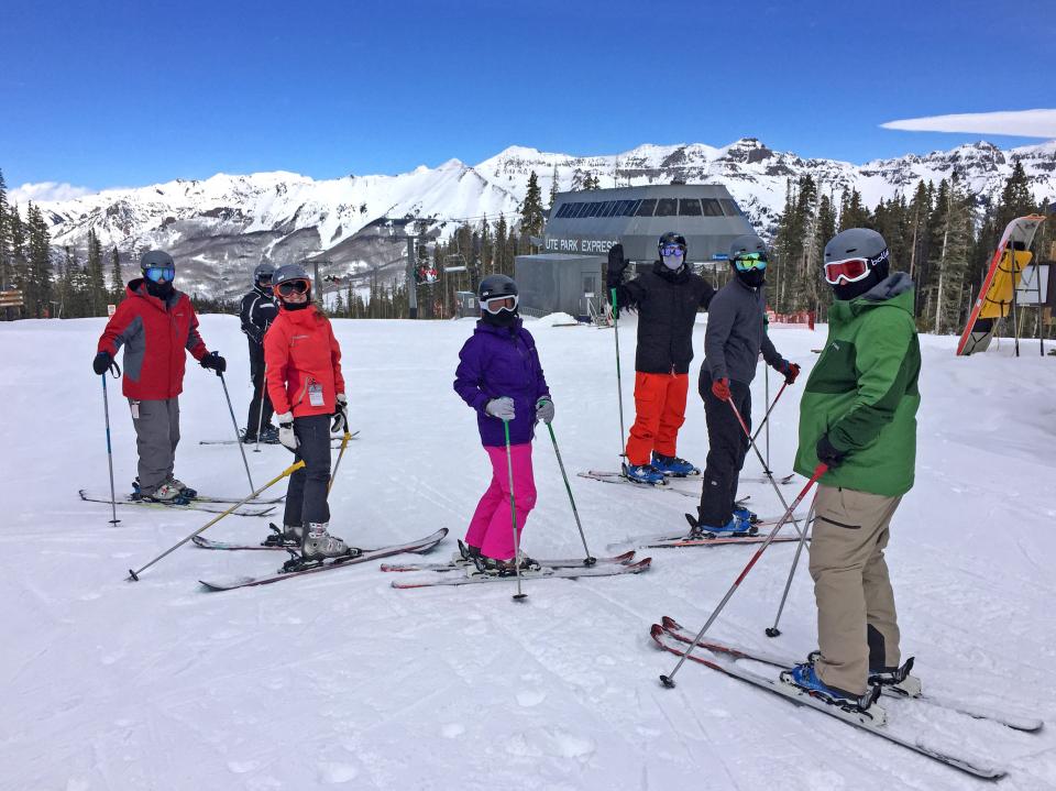 Annual ski trip to Telluride, Colorado. 