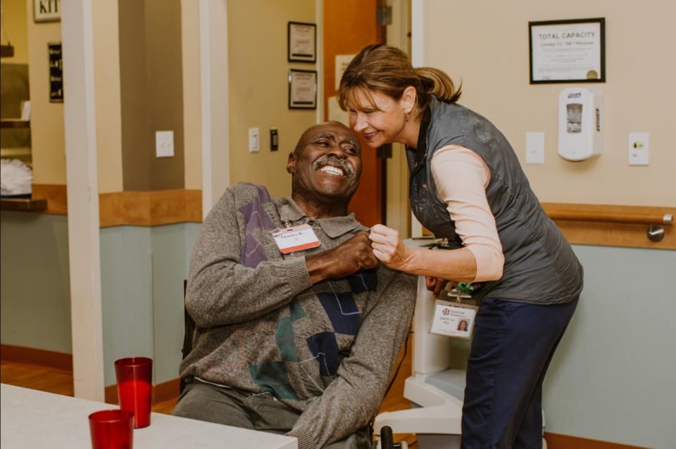 Caring Participant Care Assistants are there to assist seniors in their homes and at the centers for socialization.