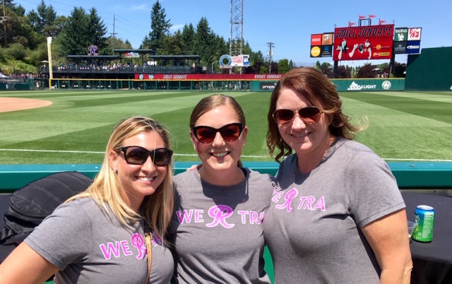 Staff contribute to a volunteer community cleanup event in Tacoma.