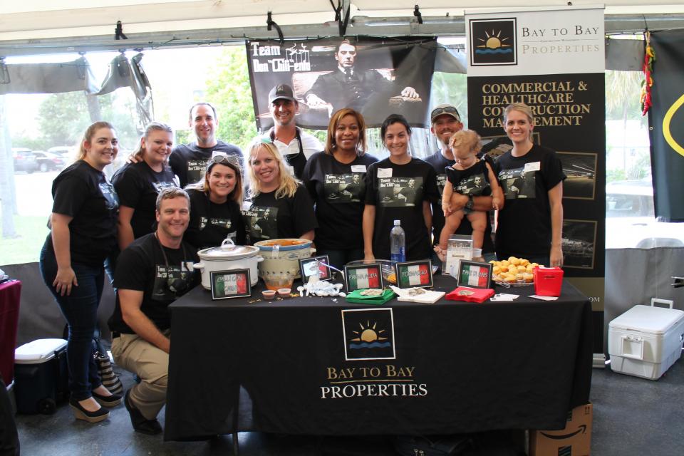 Bay to Bay Employees at a Chili Cook Off Competition