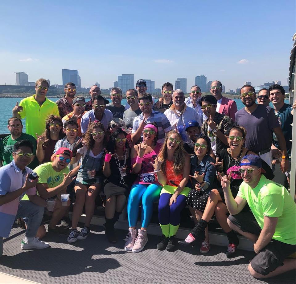 It wouldn't be a successful summer without the team getting together to soak in the last days of Chicago's summer.