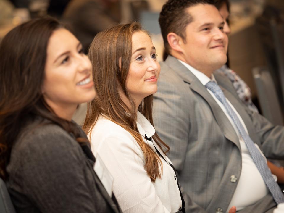 WestPac team members at a company training conference