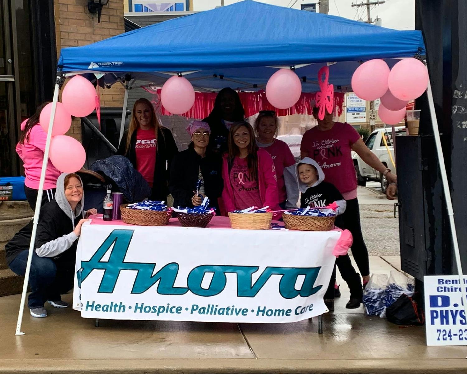 Anova Team at Cancer Walk